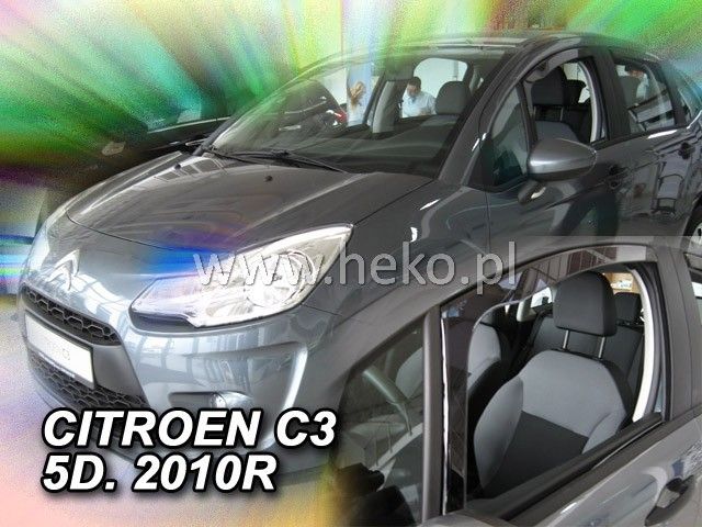 ВЕТРОБРАНИ ЗА CITROEN C3 II (2009-2017) 5 ВРАТИ - 2БР. ПРЕДНИ
