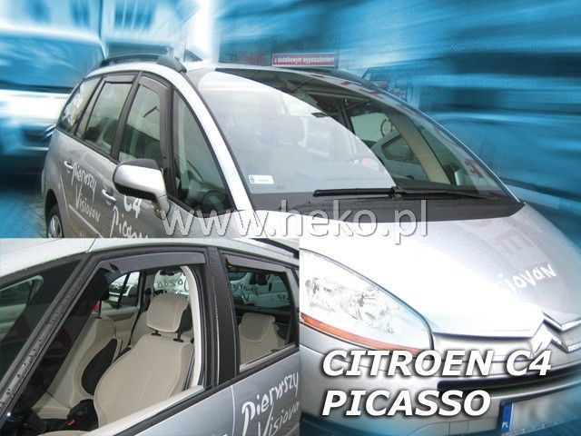ΑΝΕΜΟΘΡΑΥΣΤΕΣ ΓΙΑ CITROEN C4 PICASSO / GRAND (2006-2013) 5ΠΟΡΤΟ - 2 ΤΕΜ. ΕΜΠΡΟΣΘΙΑ