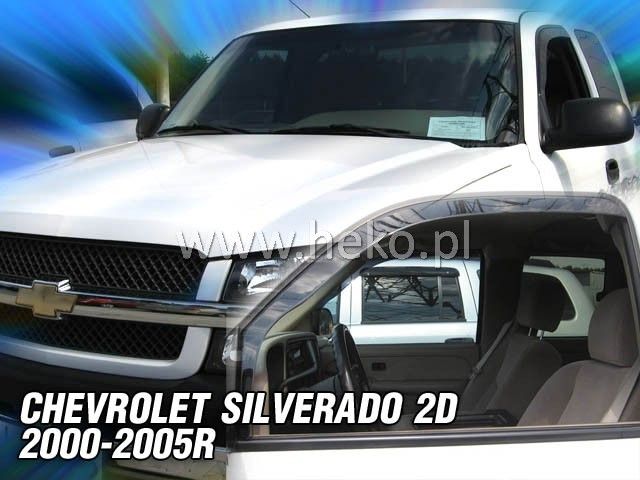 Ανεμοθραύστες για CHEVROLET SILVERADO (2000-2005) 2/4 πόρτες - 2τμχ. εμπρός