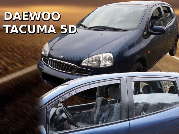 Ανεμοθραύστες για DAEWOO TACUMA / CHEVROLET REZZO (2000-2011) 5 πόρτες - 4τμχ. εμπρός και πίσω