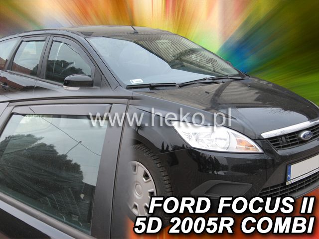 Ανεμοθραύστες για FORD FOCUS II (2004-2011) Combi - 4 τεμ. εμπρός και πίσω