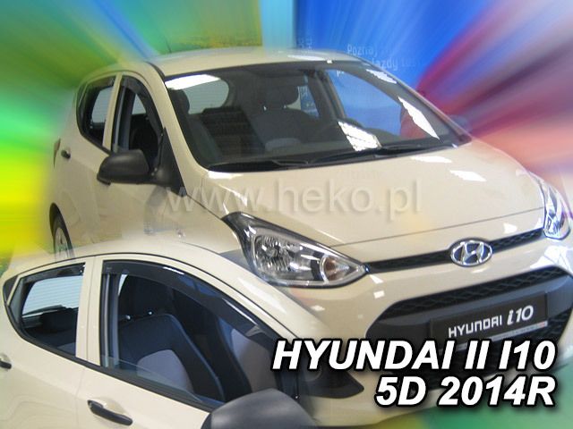 Deflectoare de vânt pentru HYUNDAI i10 (2014+) 5 uși - 4 buc. față și spate