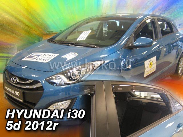 Ανεμοθραύστες για HYUNDAI i30 (2012-2017) 5 πόρτες - 4τμχ. εμπρός και πίσω