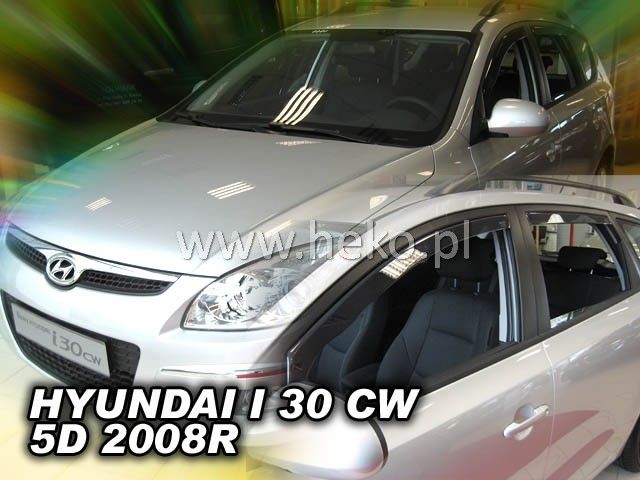Deflectoare pentru geamuri HYUNDAI i30 (2008-2012) Combi - 2 bucăți față