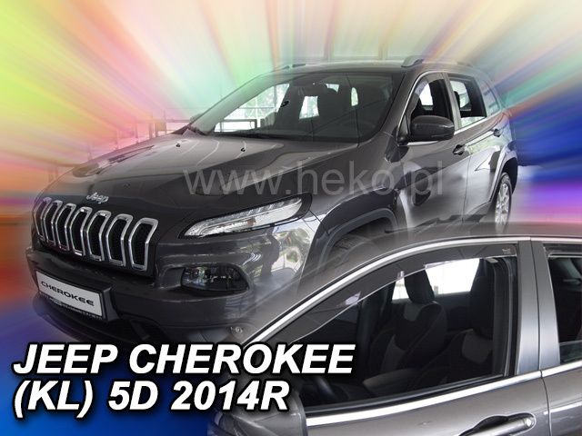 ВЕТРОБРАНИ ЗА JEEP RENEGADE (2014+) 5 ВРАТИ - 2БР. ПРЕДНИ