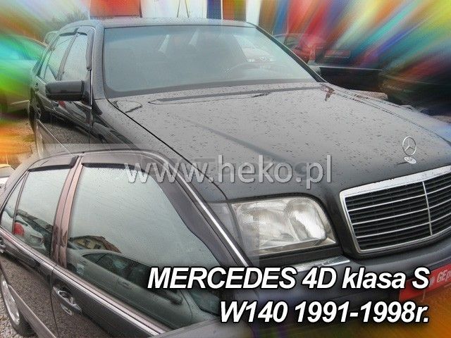 Deflectoare pentru MERCEDES W 126 (1979-1991) Sedan - 2 bucăți față