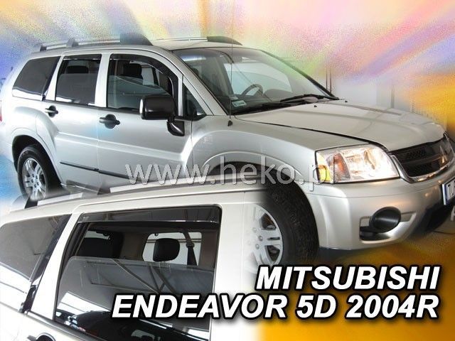 Ανεμοθραύστες για MITSUBISHI ENDEAVOR (2004+) 5 πόρτες - 4 τεμάχια εμπρός και πίσω