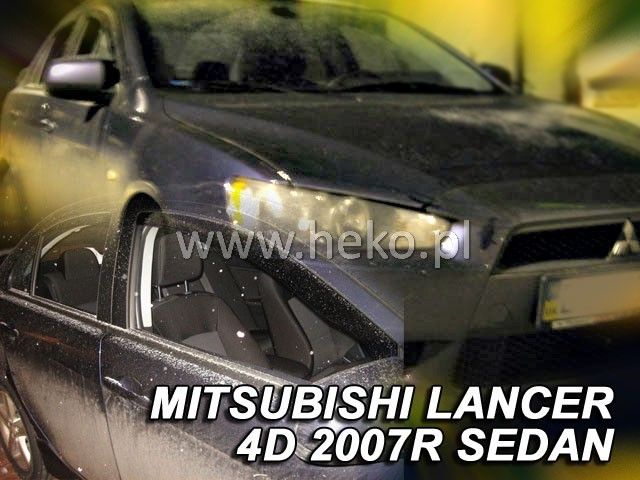 Ανεμοθραύστες για MITSUBISHI LANCER (1991-1995) Sedan - 4 τεμάχια εμπρός και πίσω