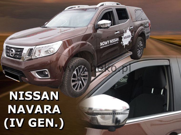 Ветробрани за NISSAN NAVARA (2014+) 4 врати - 2бр. предни
