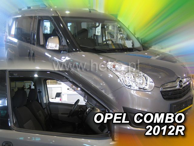 ΑΝΕΜΟΘΡΑΥΣΤΕΣ ΓΙΑ FIAT DOBLO II (2010+) / OPEL COMBO (2011+) - 2ΤΕΜ. ΕΜΠΡΟΣΘΙΟΙ