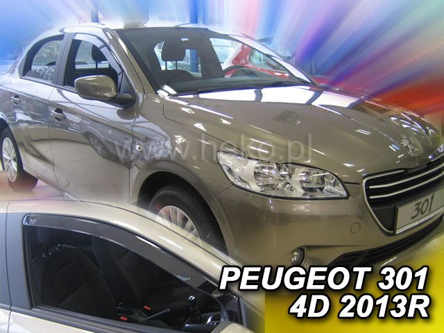 ΑΝΕΜΟΘΡΑΥΣΤΕΣ ΓΙΑ PEUGEOT 301 (2013+) - 2ΤΕΜ. ΕΜΠΡΟΣΘΙΟΙ