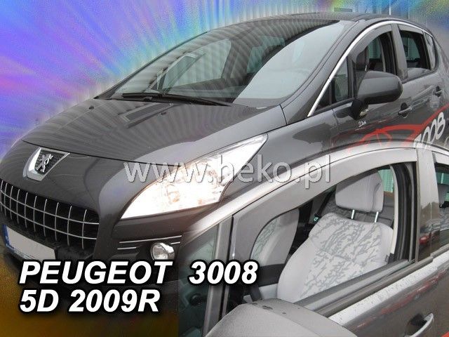 PARAVÂNTURI PENTRU PEUGEOT 3008 / 5008 (2009-2017) 2 BUC. FAȚĂ
