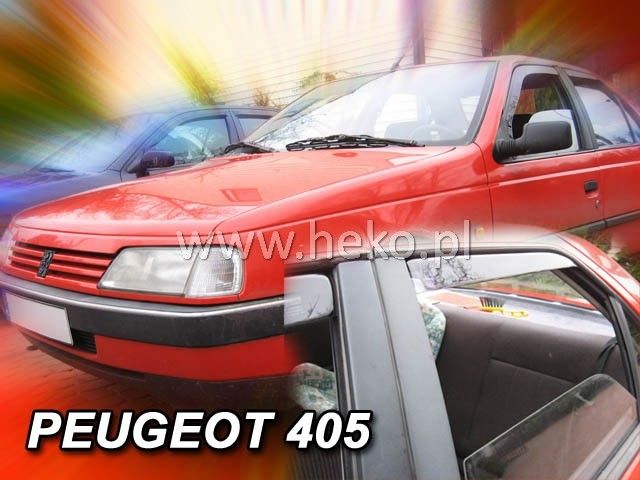 Ανεμοθραύστες για PEUGEOT 405 Sedan - 4 τεμάχια εμπρός και πίσω