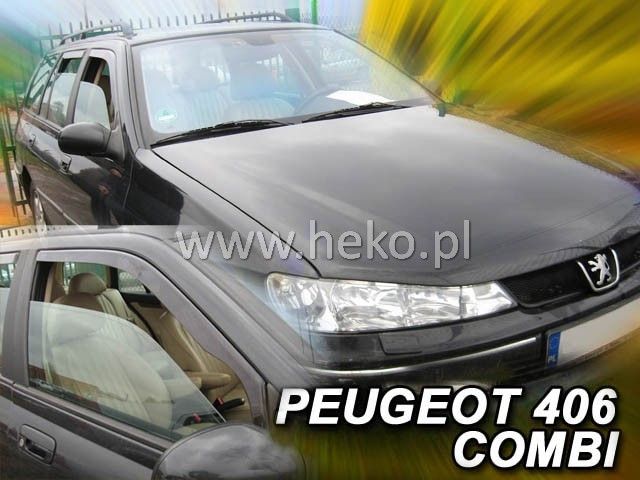 Deflectoare de vânt pentru PEUGEOT 406 (1995+) Sedan, Combi - 2 bucăți față
