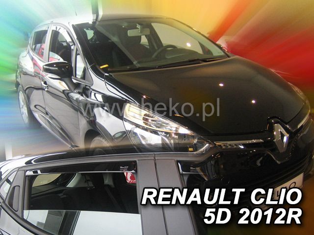 Ανεμοθραύστες για RENAULT CLIO (1998-2005) / THALIA (clio symbol) (2001-2008) 5 θύρες - 4 τεμ. εμπρός και πίσω