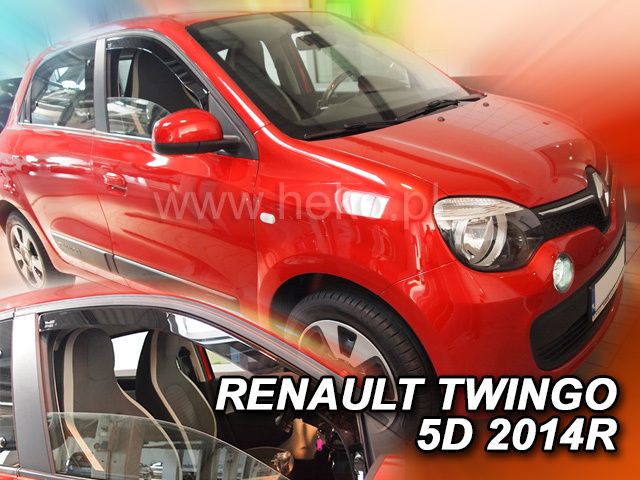 ΑΝΕΜΟΘΡΑΥΣΤΕΣ ΓΙΑ RENAULT TWINGO (2014+) 5ΘΥΡΟ - 2ΤΕΜ. ΕΜΠΡΟΣ