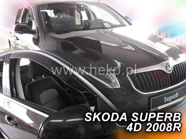 PARAVÂNTURI PENTRU SKODA SUPERB (2008-2015) SEDAN, COMBI - 2 BUC. FAȚĂ