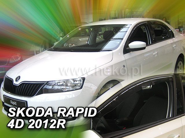 APARATORI DE VÂNT PENTRU SKODA RAPID / SPACEBACK (2012+) 2 BUC. FAȚĂ