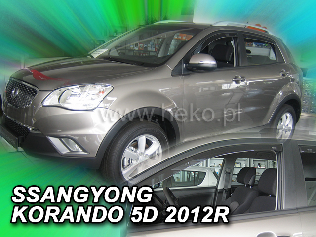 Deflectoare pentru SSANGYONG KYRON (2006+) 5 uși - 2 buc. față