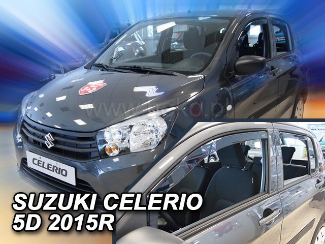 Deflectoare de vânt pentru SUZUKI CELERIO (2015+) 5 uși - 4buc. față și spate