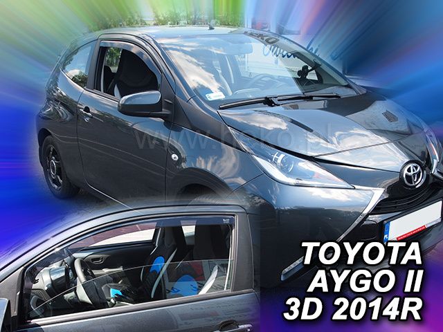 Deflectoare pentru TOYOTA AYGO / Citroen C1 (2014+) 3 uși