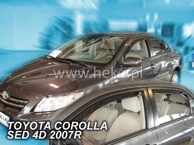 Deflectoare de vânt pentru TOYOTA COROLLA (1992-1997) Liftback - 4buc. față și spate