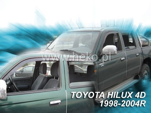 Ανεμοθραύστες για TOYOTA HILUX (1998-2005) 4 πόρτες - 4τμχ. εμπρός και πίσω