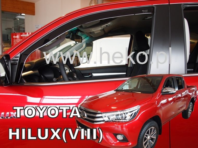 Deflectoare pentru TOYOTA HILUX (2015+) 4 uși - 2 bucăți față