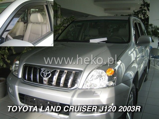 Deflectoare pentru geamuri TOYOTA LAND CRUISER J100 (1998-2007) 5 uși - 2 bucăți față