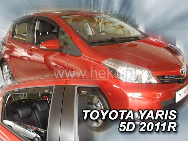 Deflectoare pentru TOYOTA YARIS (2011+) 5 uși - 4 buc. față și spate