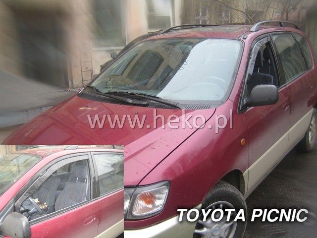 Deflectoare de vânt pentru TOYOTA PICNIC (1996-2001) 3 / 4 uși - 2 bucăți față