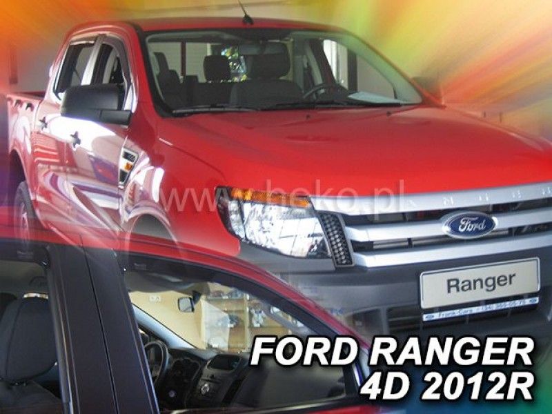 Deflectoare pentru FORD RANGER III (2012+) 4 uși - 4 buc. față și spate