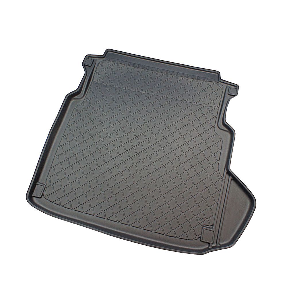 Ελαστικό χαλάκι πορτμπαγκάζ για Mercedes E-Class W211 (2002-2009) Sedan χωρίς αριστερή πτέρυγα; αφαιρούμενη δεξιά πτέρυγα