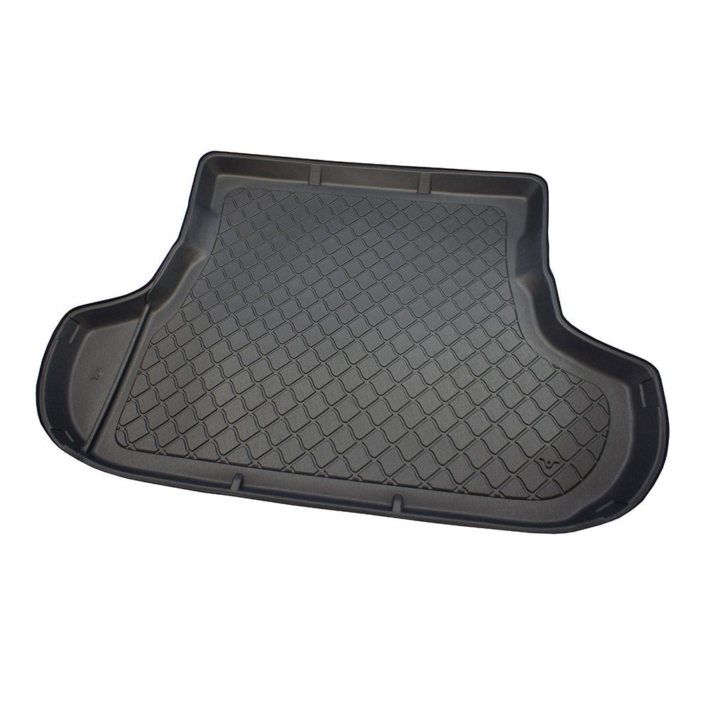 Covoraș de portbagaj cauciucat pentru Mitsubishi Outlander II (2007-2012) / Citroen C-Crosser / Peugeot 4007 - 5/7 locuri; al 3-lea rând rabatat (cu și fără subwoofer)