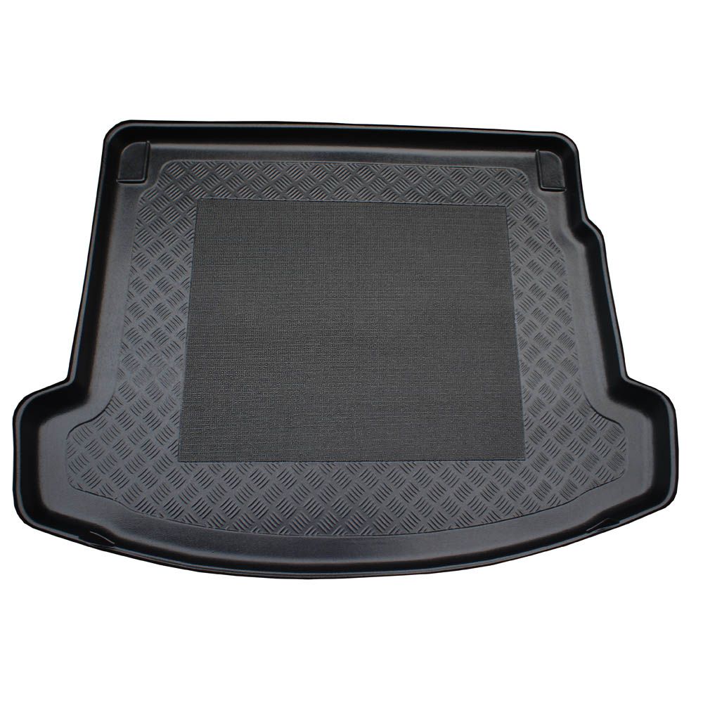 Πάτωμα πορτμπαγκάζ για Renault Megane Grandtour III (2009-2016) για βασικά μοντέλα χωρίς πλευρικές επεκτάσεις, με αφαιρούμενες αριστερές και δεξιές πλευρές. Μήκος πατώματος πορτμπαγκάζ 100 cm