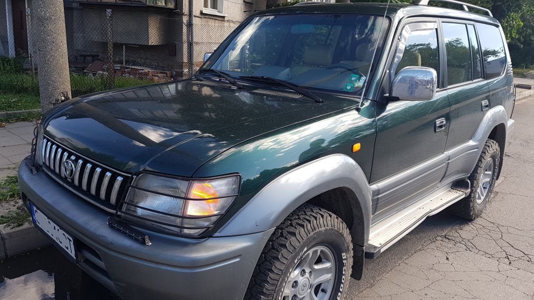 Deflectoare de ploaie pentru TOYOTA LAND CRUISER J90 (1996-2002) 5 uși - 4 buc. față și spate