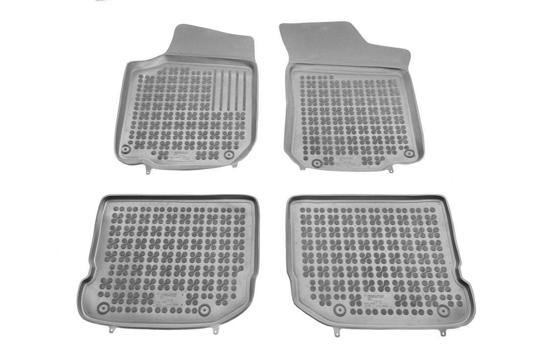 Πατάκια καουτσούκ για Golf 4 / Bora / Beetle / Jetta / Skoda Octavia 1 (1997-2010) / Seat Leon (1999-2005) / Seat Toledo (1999-2004) - τύπου "λεκανάκι" γκρι