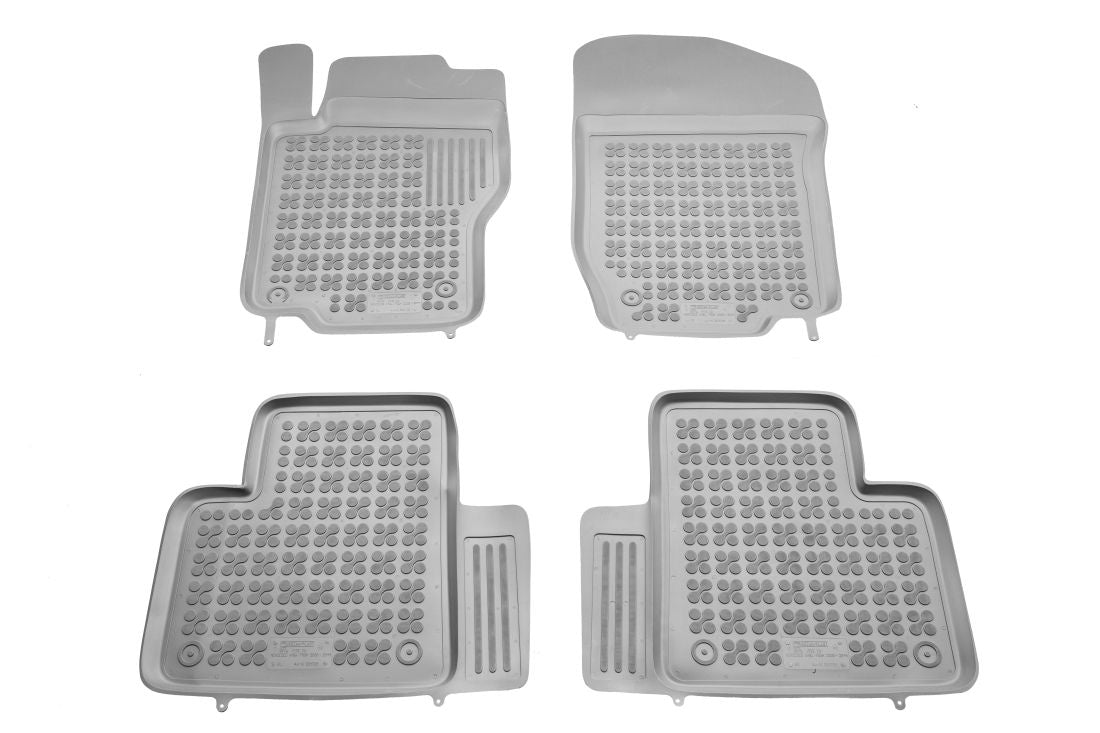 Covorașe de cauciuc pentru Mercedes ML W164 / GL X164 (2005-2011) - tip tavă, gri