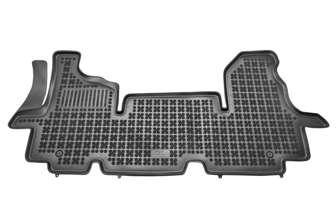 Covorașe de cauciuc pentru Renault Master II (2003-2010) - față - cu material suplimentar pe partea șoferului - tip tavă
