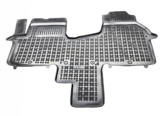 ΛΑΣΤΙΧΕΝΙΑ ΠΑΤΑΚΙΑ ΓΙΑ RENAULT TRAFIC III (2014-2019) - ΕΜΠΡΟΣ ΓΙΑ 2 ΑΤΟΜΑ (1 ΣΕΙΡΑ ΚΑΘΙΣΜΑΤΩΝ) - ΤΥΠΟΥ ΣΚΑΦΗΣ