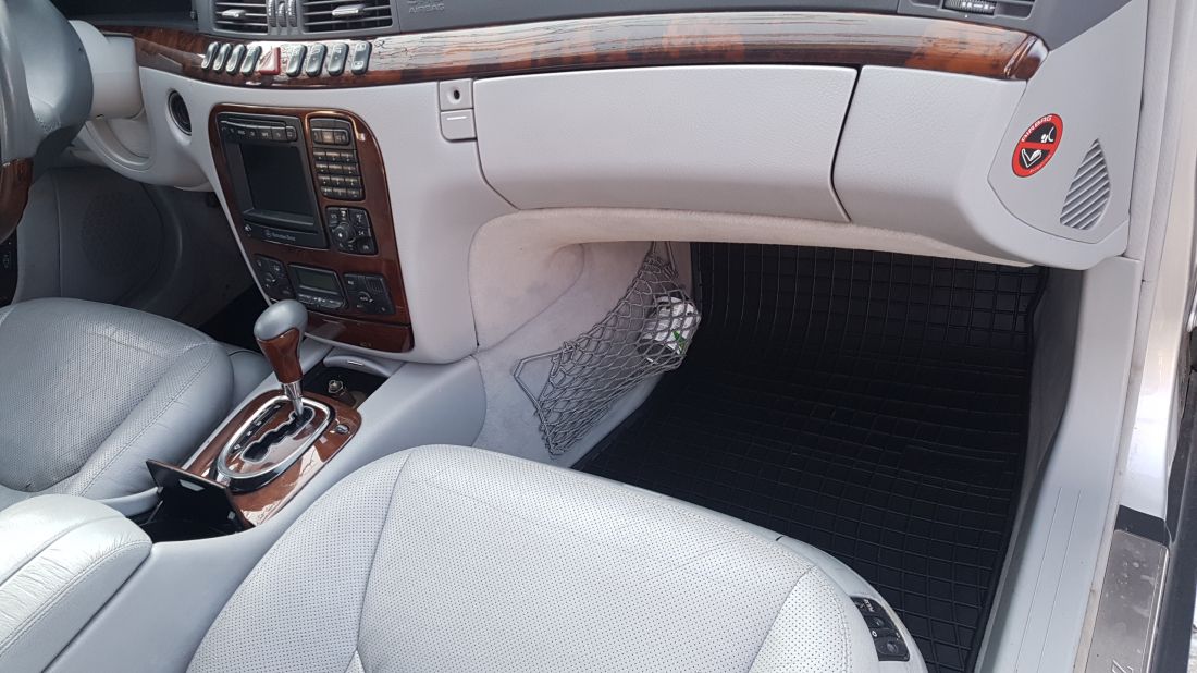 Covorașe de cauciuc pentru Mercedes W220 S-Class (1998-2005) - pentru ampatament scurt și lung