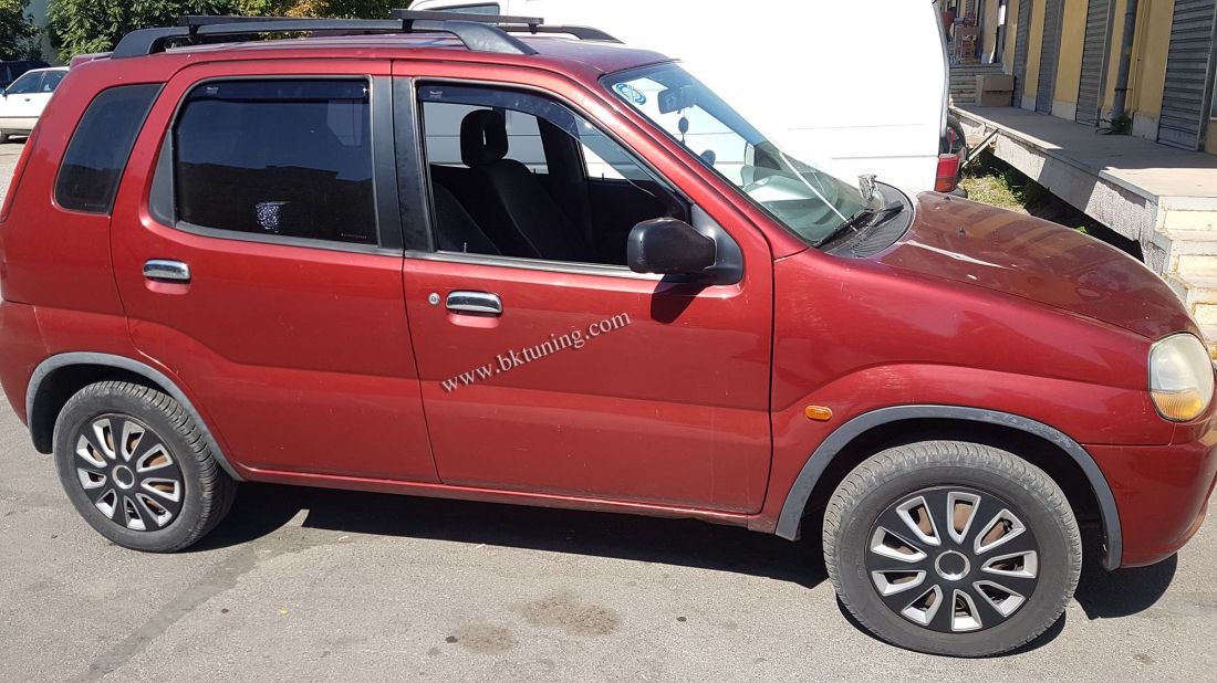 Ανεμοθραύστες για SUZUKI IGNIS (2001-2008) / CHEVROLET CRUZE (2001-2008) / SUBARU JUSTY G3X (2004-2008) 5 θύρες - 4 τεμ. εμπρός και πίσω