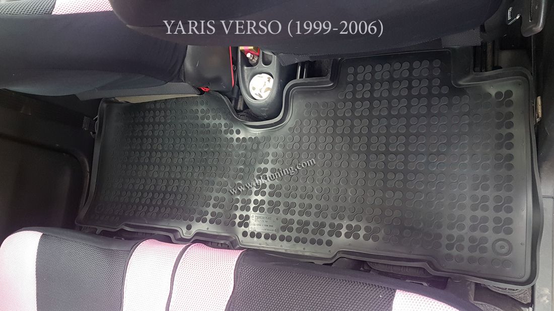 COVORAȘE DE CAUCIUC PENTRU TOYOTA VERSO S (2010+) / YARIS VERSO (1999-2006) - TIP TAVĂ