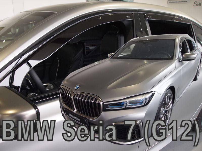 Deflectoare de ploaie pentru BMW Seria 7 G12 (2015+) Long base - 4 buc. față și spate