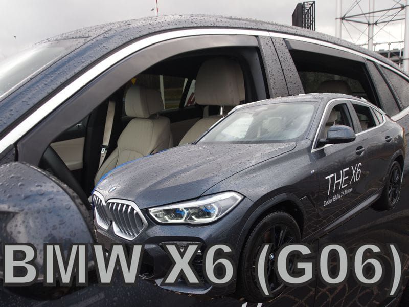 Deflectoare de vânt pentru BMW X6 G06 (2019+) - 4 buc. față și spate