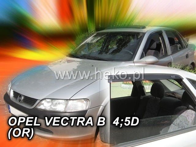 Ανεμοθραύστες για OPEL VECTRA B (1996-2002) 5θυρο, Sedan - 4 τεμάχια εμπρός και πίσω - Αυτοκόλλητοι