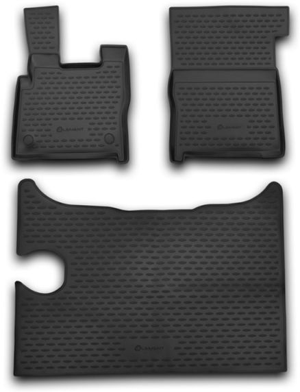 3D Ελαστικά πατάκια για Volkswagen Amarok (2010+) 2 τεμ.