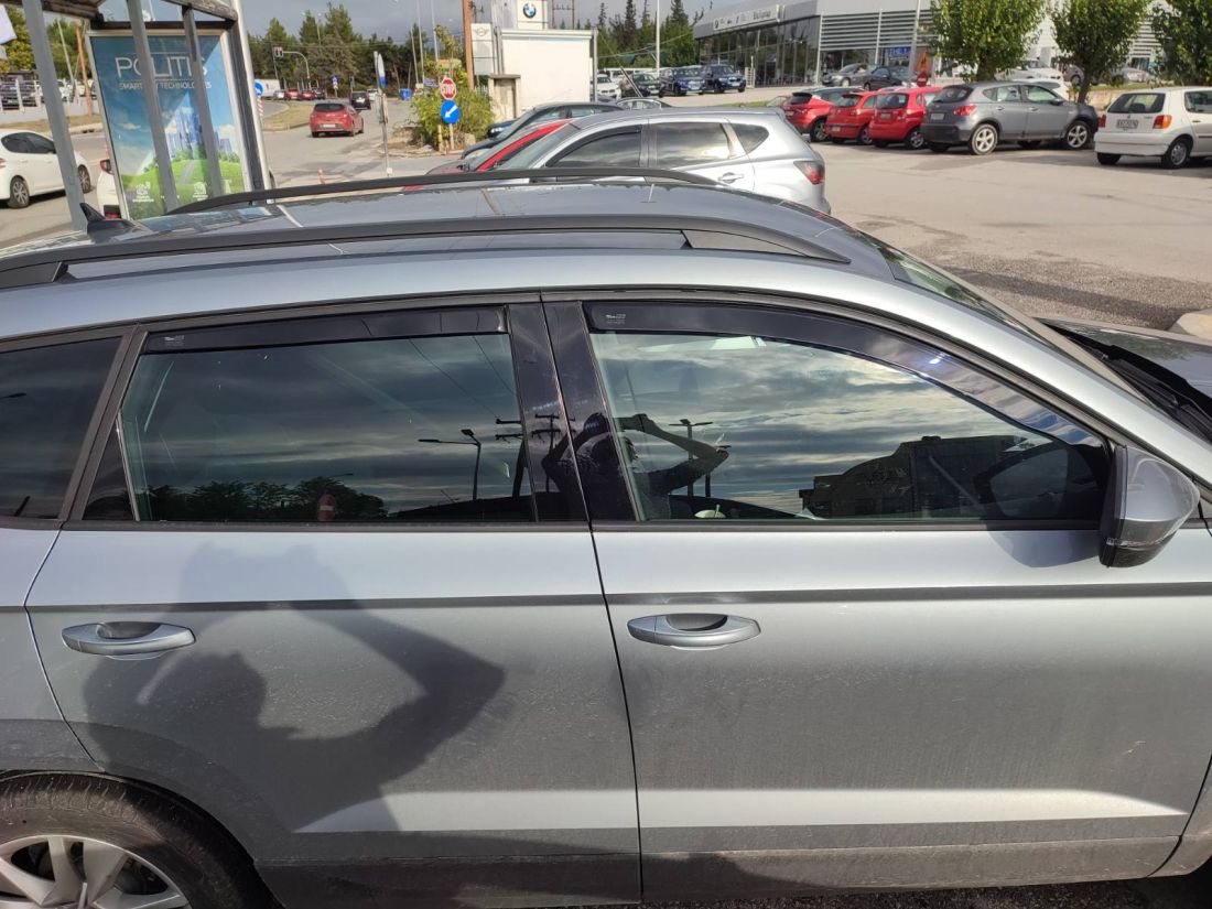 Ανεμοθραύστες για SKODA KAMIQ (2019+) 4 τεμ. εμπρός και πίσω