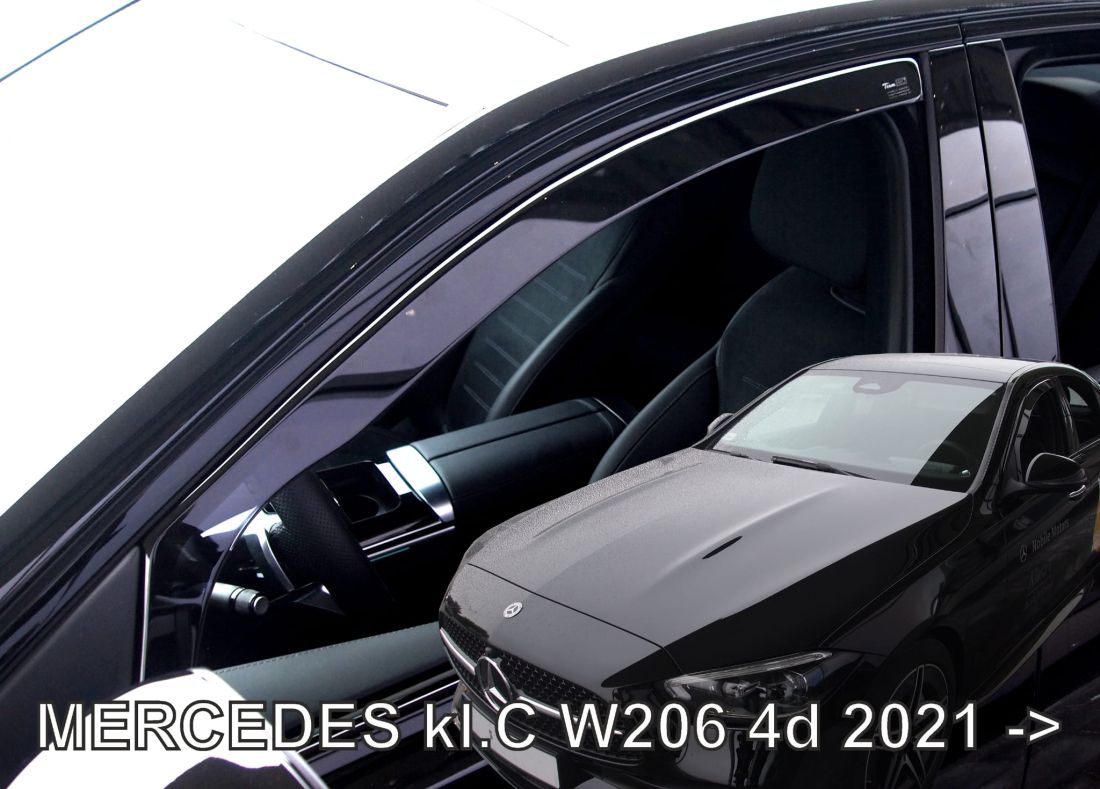 Ανεμοθραύστες για Mercedes C W206 4D (2021+) 4 πόρτες - 2τμχ. εμπρός