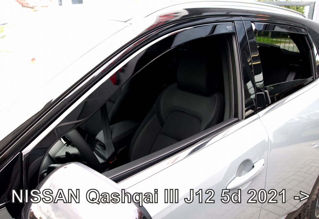Ανεμοθραύστες για Nissan Qashqai III J12 (2021+) - 4τμχ. εμπρός και πίσω